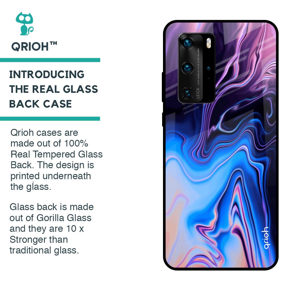 Psychic Texture Glass Case for Huawei P40 Pro