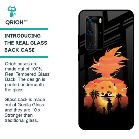 Japanese Paradise Glass Case for Huawei P40 Pro