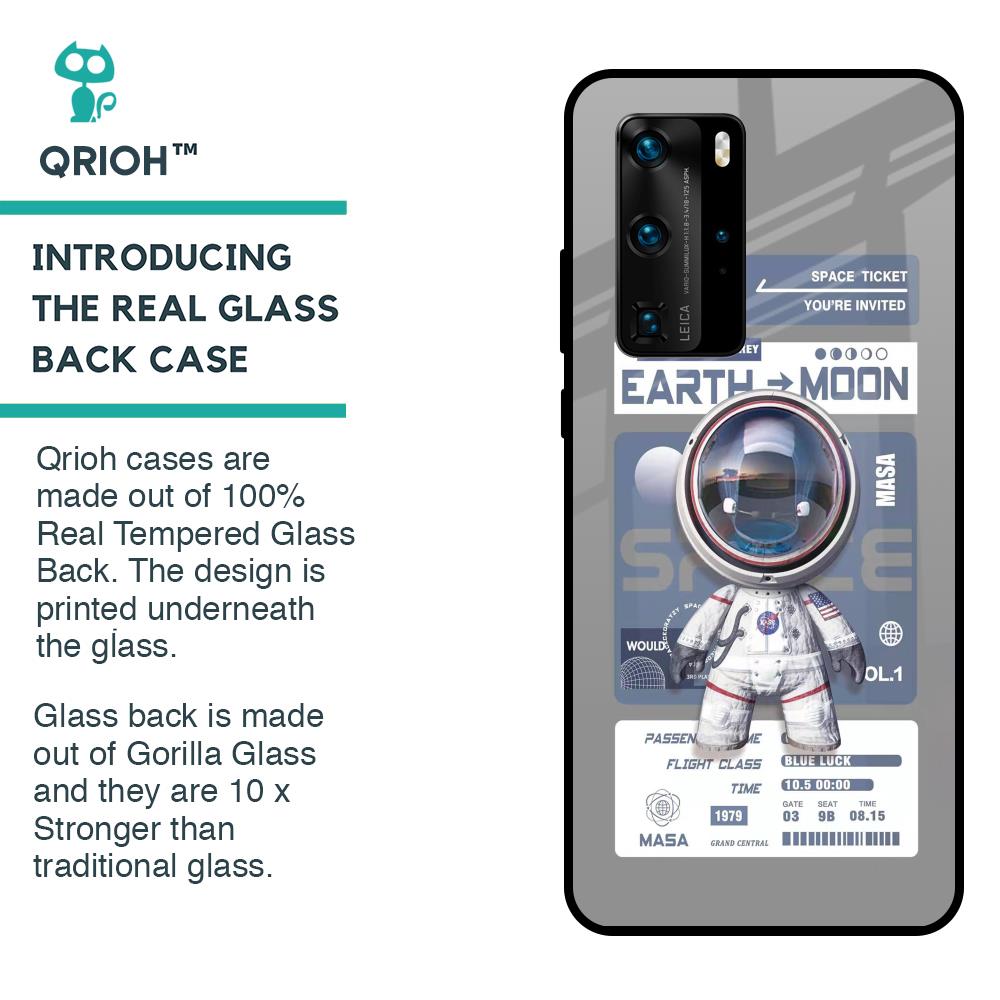 Space Flight Pass Glass Case for Huawei P40 Pro