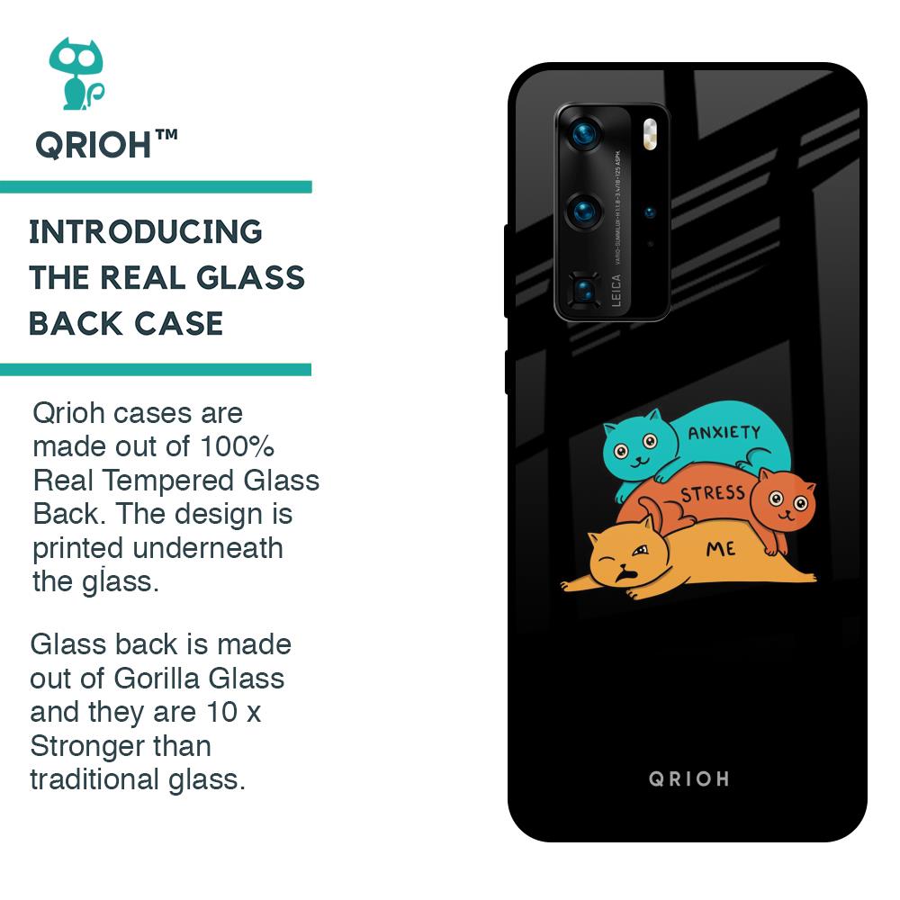 Anxiety Stress Glass Case for Huawei P40 Pro