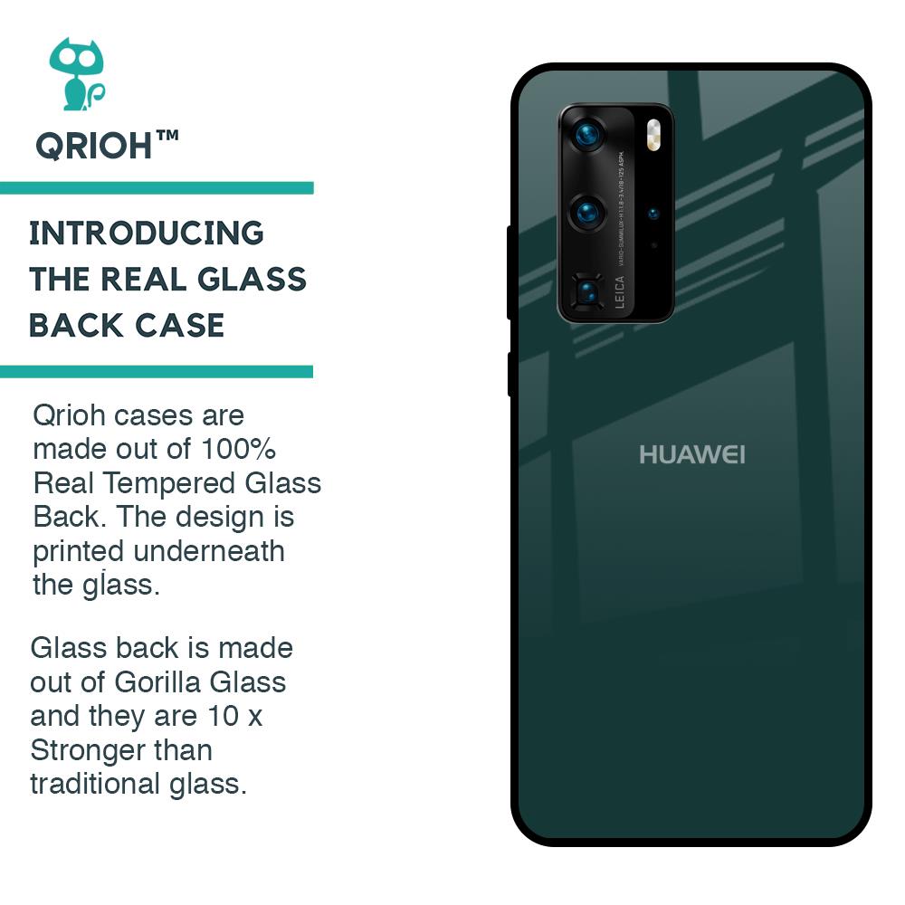 Olive Glass Case for Huawei P40 Pro