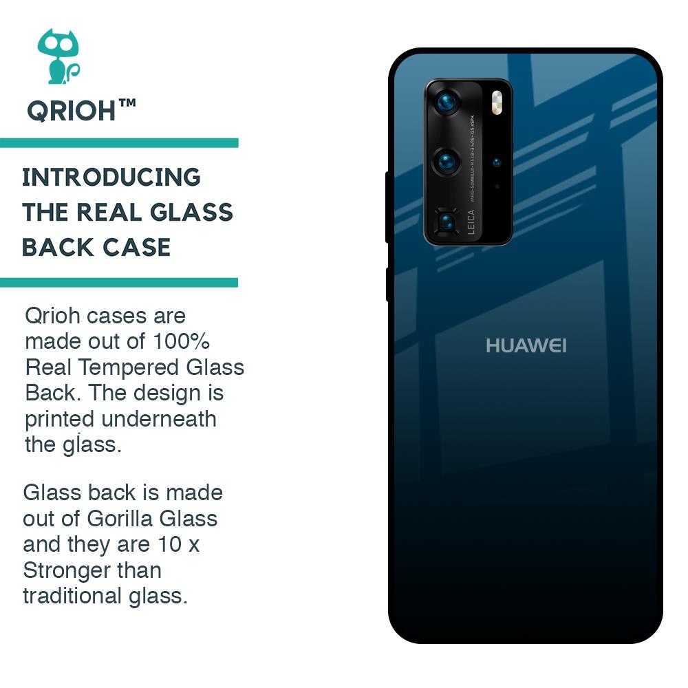 Sailor Blue Glass Case For Huawei P40 Pro