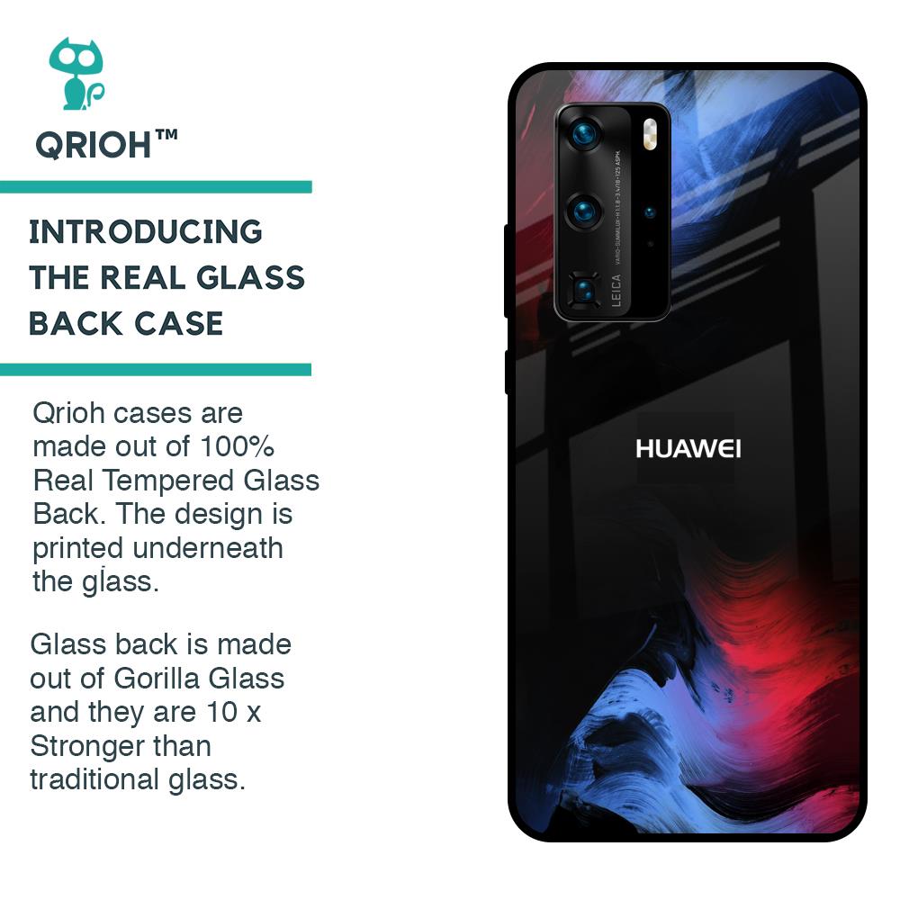 Fine Art Wave Glass Case for Huawei P40 Pro