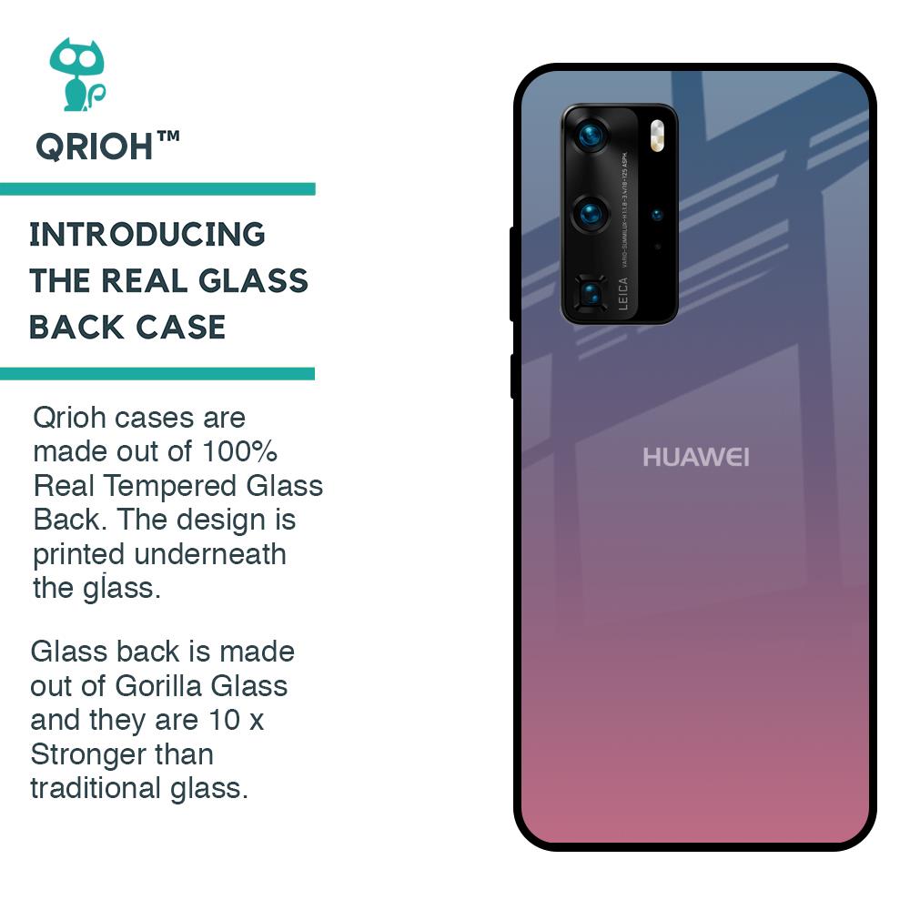 Pastel Gradient Glass Case for Huawei P40 Pro