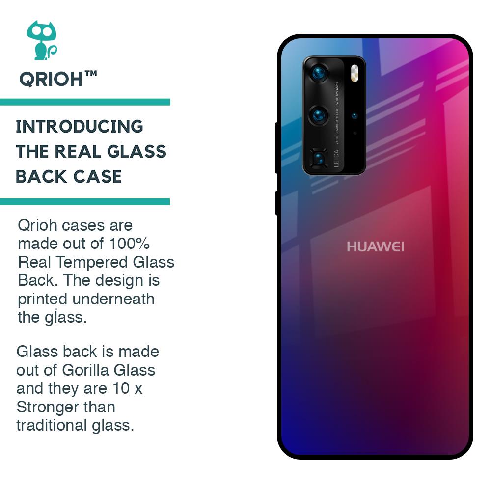 Magical Color Shade Glass Case for Huawei P40 Pro