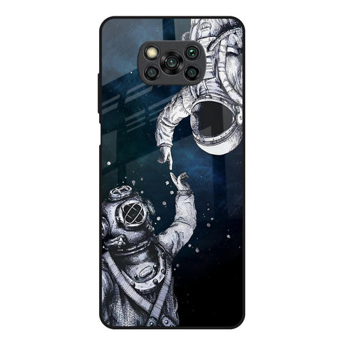 Astro Connect Poco X3 Glass Back Cover Online