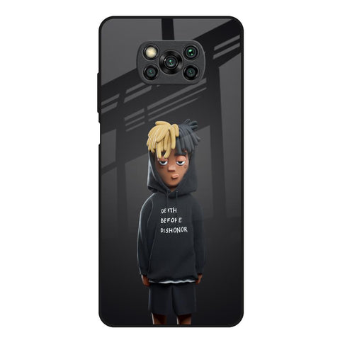Dishonor Poco X3 Glass Back Cover Online