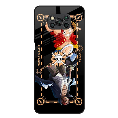 Shanks & Luffy Poco X3 Glass Back Cover Online