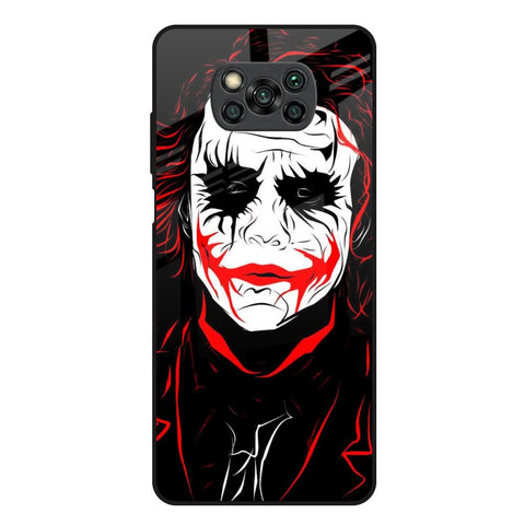 Life In Dark Poco X3 Glass Back Cover Online
