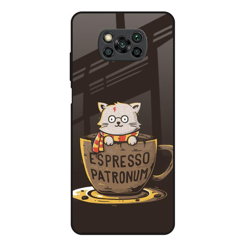 Tea With Kitty Poco X3 Glass Back Cover Online