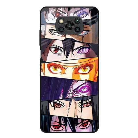 Anime Eyes Poco X3 Glass Back Cover Online