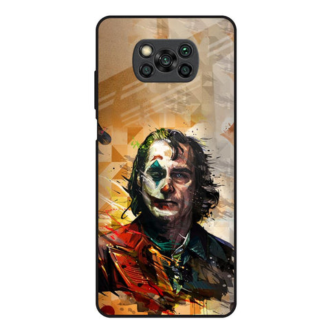 Psycho Villain Poco X3 Glass Back Cover Online