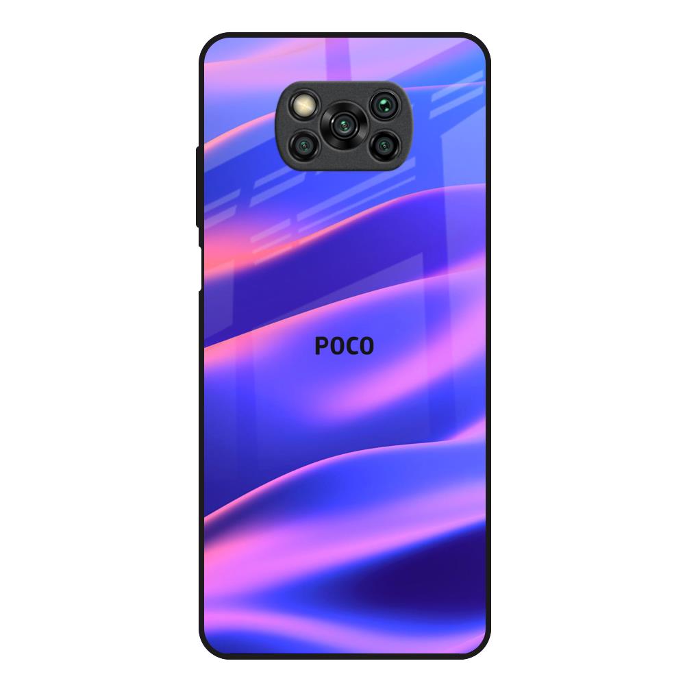 Colorful Dunes Poco X3 Glass Back Cover Online