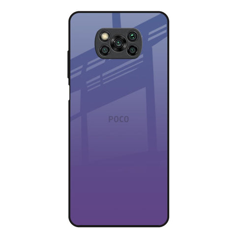 Indigo Pastel Poco X3 Glass Back Cover Online