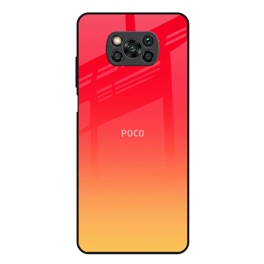 Sunbathed Poco X3 Glass Back Cover Online