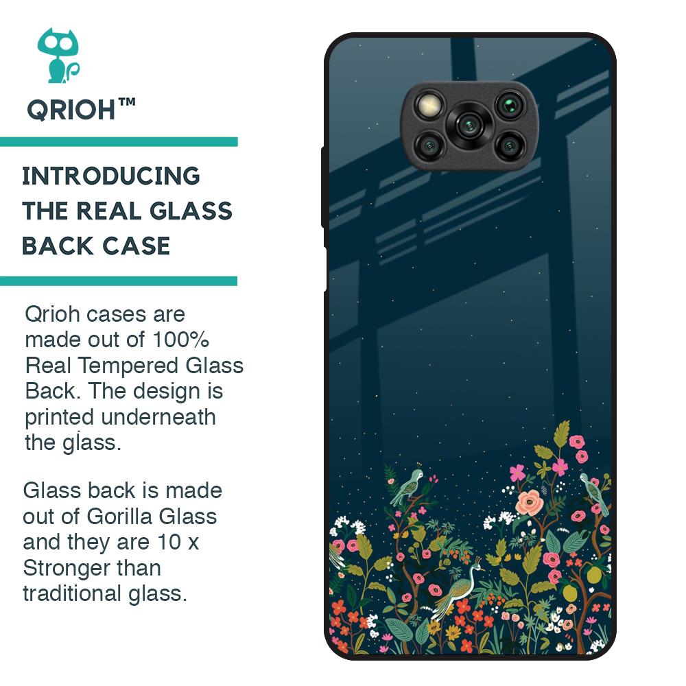 Small Garden Glass Case For Poco X3