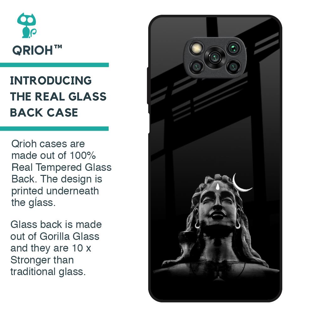 Adiyogi Glass Case for Poco X3