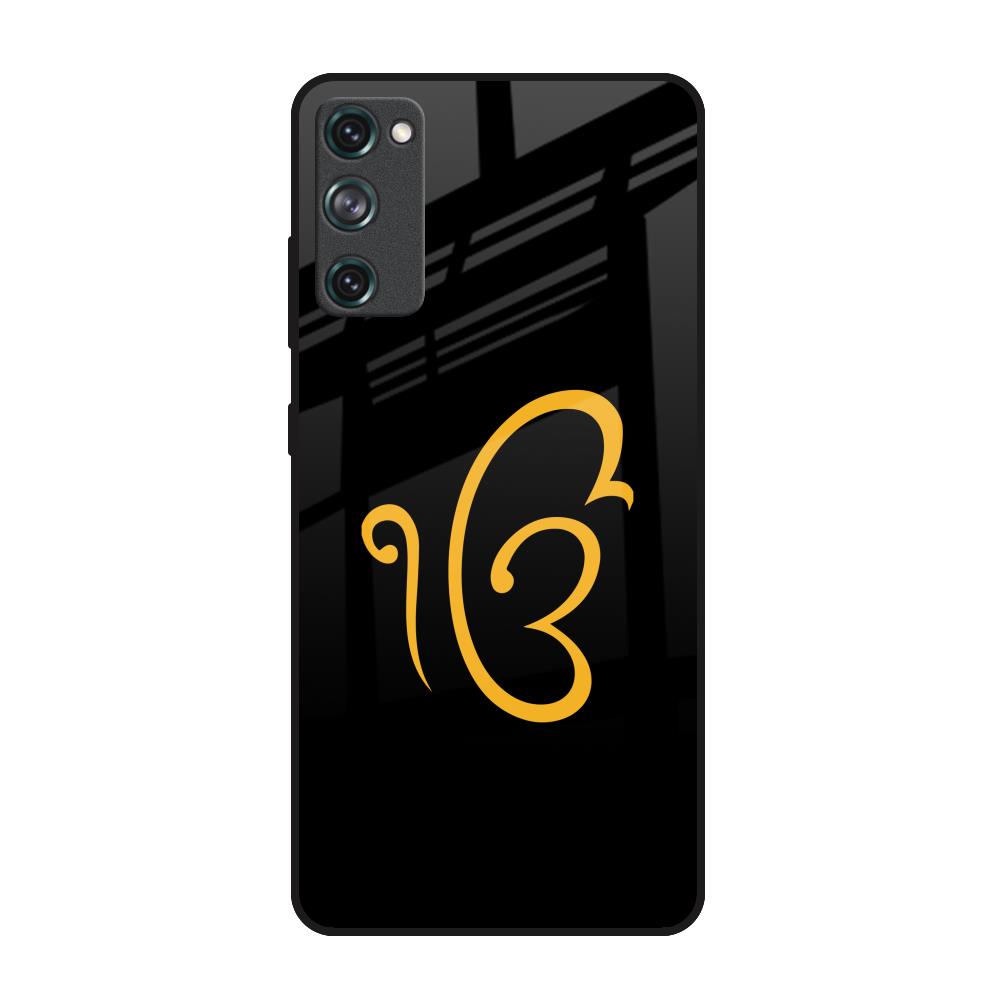 Luxury Fashion Initial Samsung Galaxy S20 FE Glass Back Cover Online