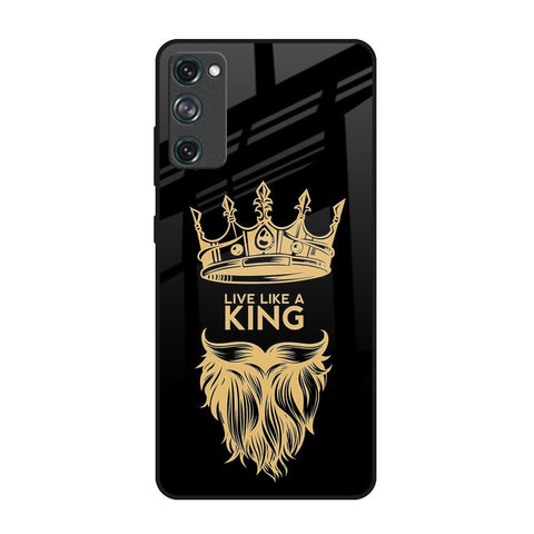 King Life Samsung Galaxy S20 FE Glass Back Cover Online