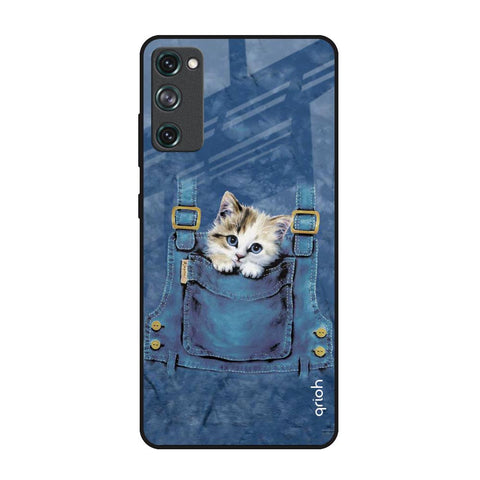 Kitty In Pocket Samsung Galaxy S20 FE Glass Back Cover Online
