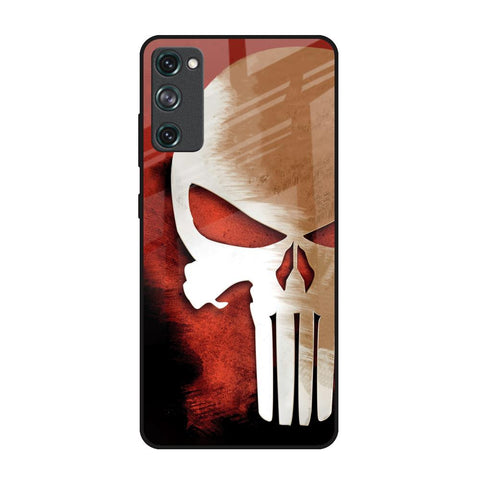 Red Skull Samsung Galaxy S20 FE Glass Back Cover Online