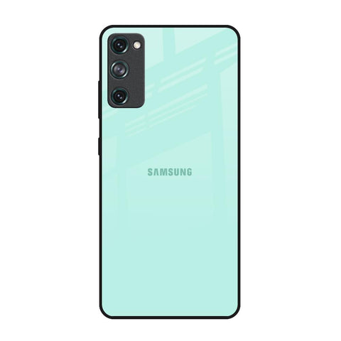 Teal Samsung Galaxy S20 FE Glass Back Cover Online