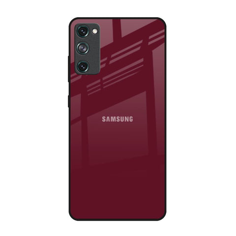 Classic Burgundy Samsung Galaxy S20 FE Glass Back Cover Online