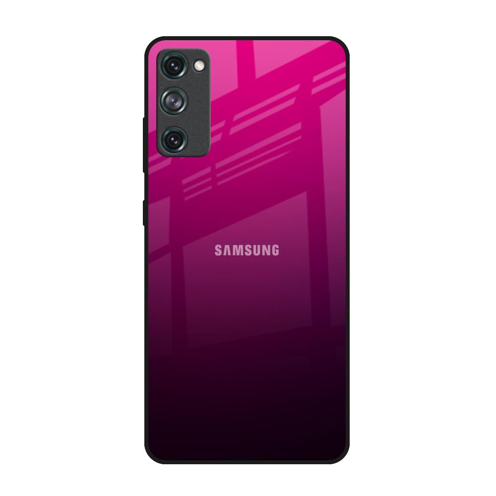 Purple Ombre Pattern Samsung Galaxy S20 FE Glass Back Cover Online