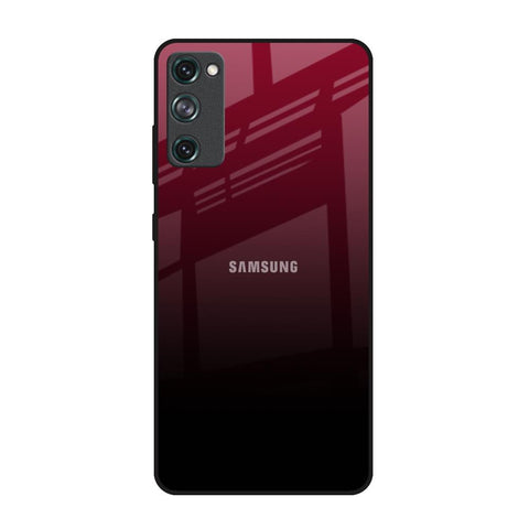 Wine Red Samsung Galaxy S20 FE Glass Back Cover Online