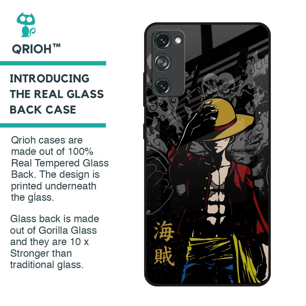 Dark Luffy Glass Case for Samsung Galaxy S20 FE