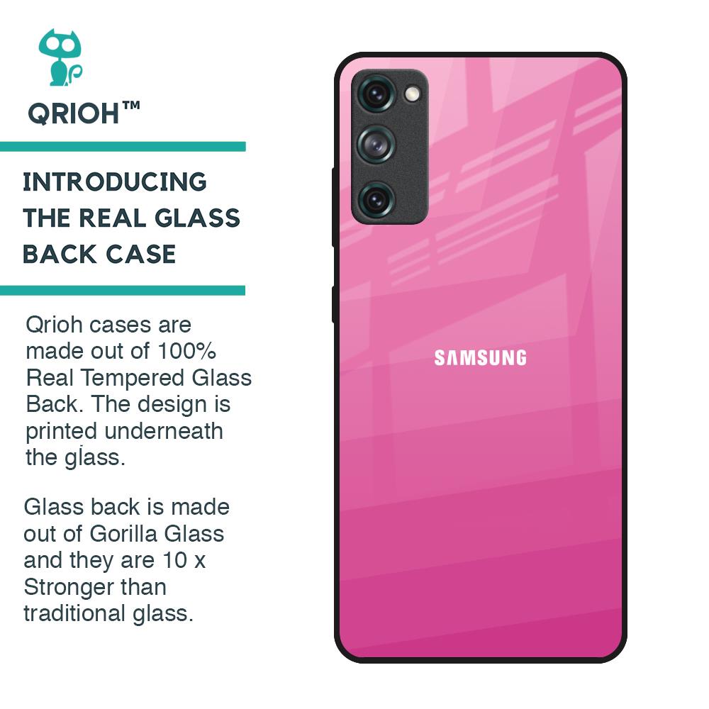 Pink Ribbon Caddy Glass Case for Samsung Galaxy S20 FE