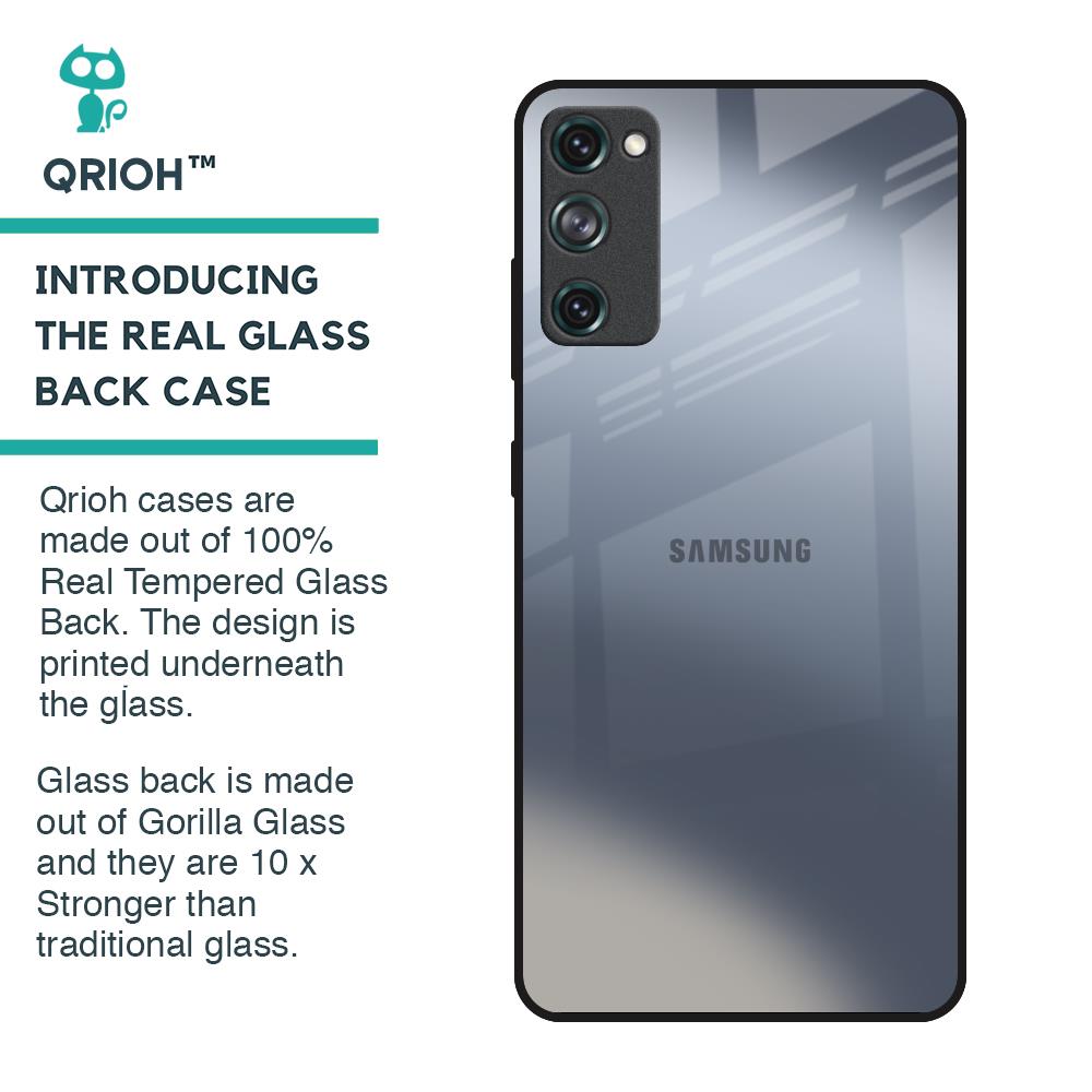 Space Grey Gradient Glass Case for Samsung Galaxy S20 FE
