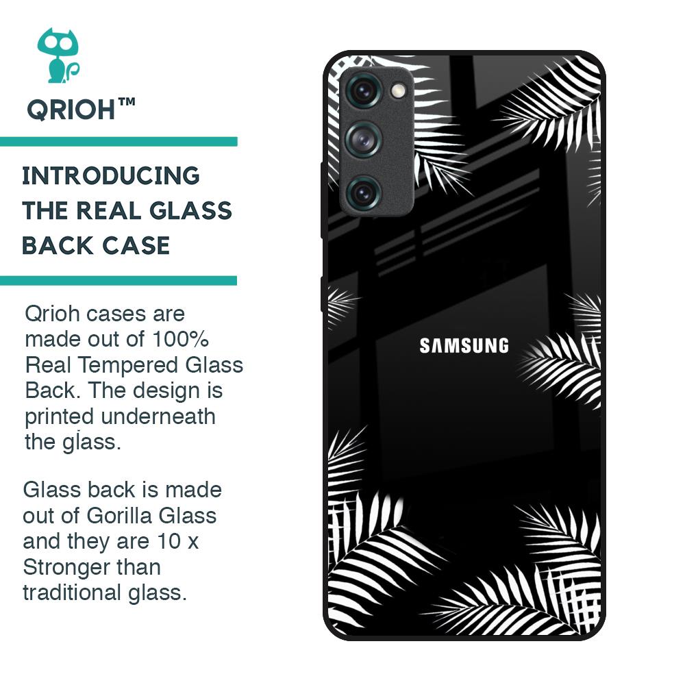 Zealand Fern Design Glass Case For Samsung Galaxy S20 FE