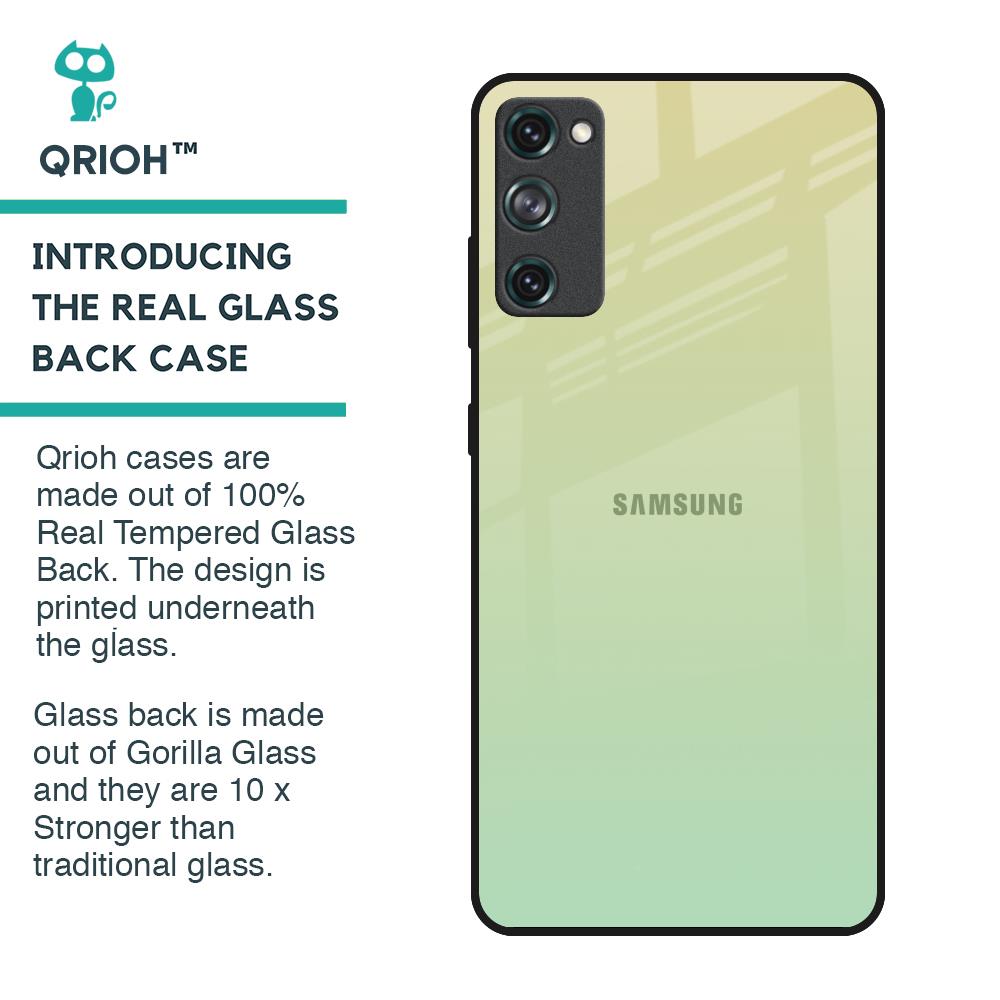 Mint Green Gradient Glass Case for Samsung Galaxy S20 FE