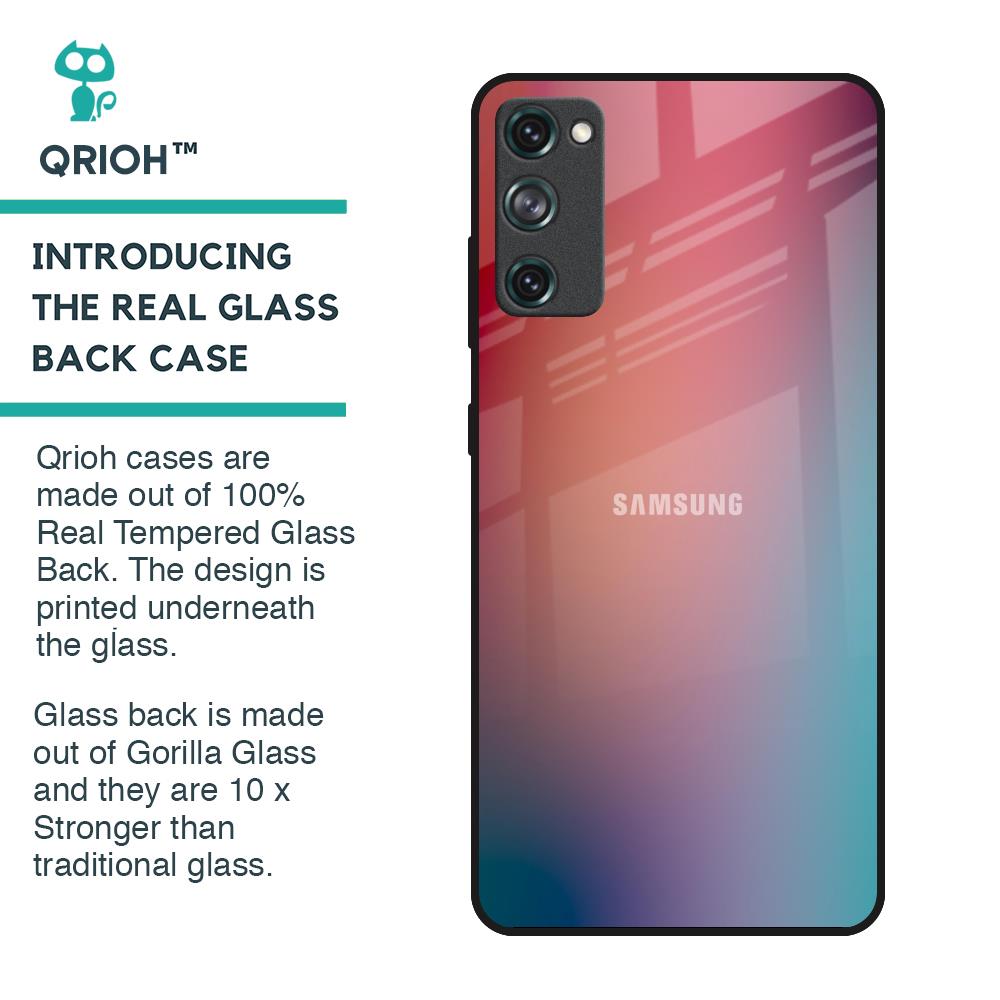 Dusty Multi Gradient Glass Case for Samsung Galaxy S20 FE