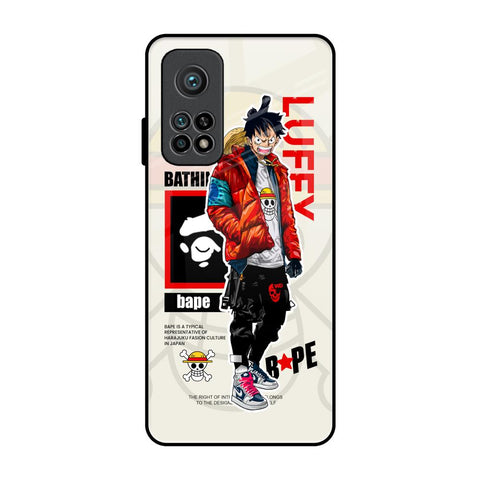 Bape Luffy Xiaomi Mi 10T Pro Glass Back Cover Online