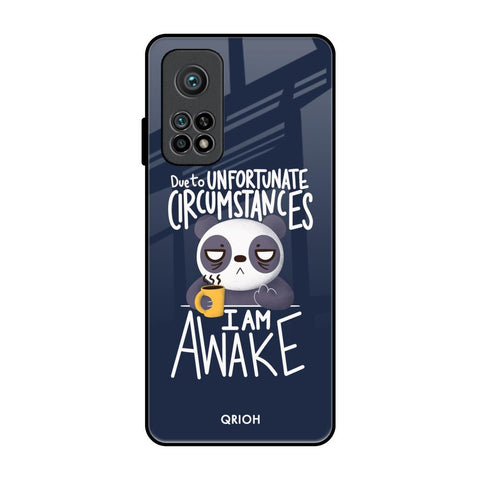 Struggling Panda Xiaomi Mi 10T Pro Glass Back Cover Online