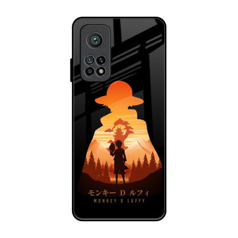 Luffy One Piece Xiaomi Mi 10T Pro Glass Back Cover Online