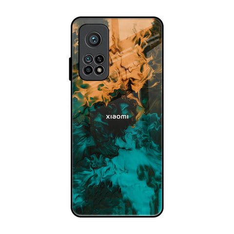 Watercolor Wave Xiaomi Mi 10T Pro Glass Back Cover Online