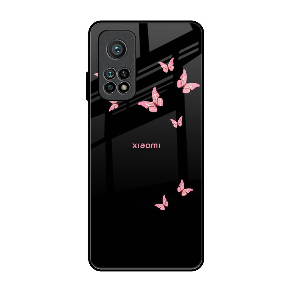 Fly Butterfly Xiaomi Mi 10T Pro Glass Back Cover Online