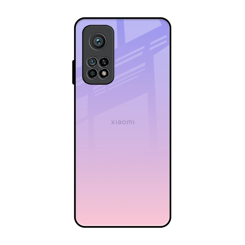 Lavender Gradient Xiaomi Mi 10T Pro Glass Back Cover Online