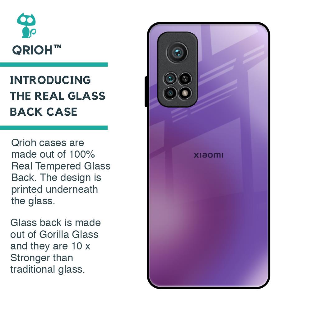 Ultraviolet Gradient Glass Case for Xiaomi Mi 10T Pro