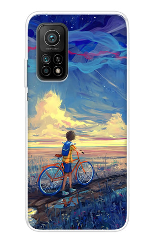 Riding Bicycle to Dreamland Xiaomi Mi 10T Pro Back Cover