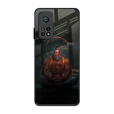Lord Hanuman Animated Xiaomi Mi 10T Glass Back Cover Online