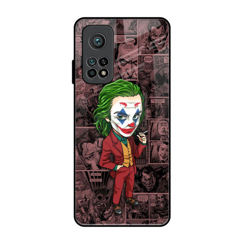Joker Cartoon Xiaomi Mi 10T Glass Back Cover Online