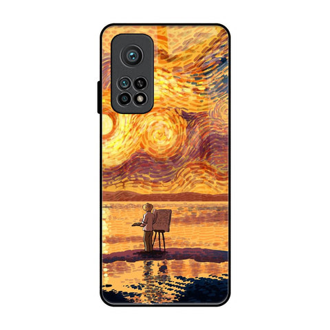 Sunset Vincent Xiaomi Mi 10T Glass Back Cover Online