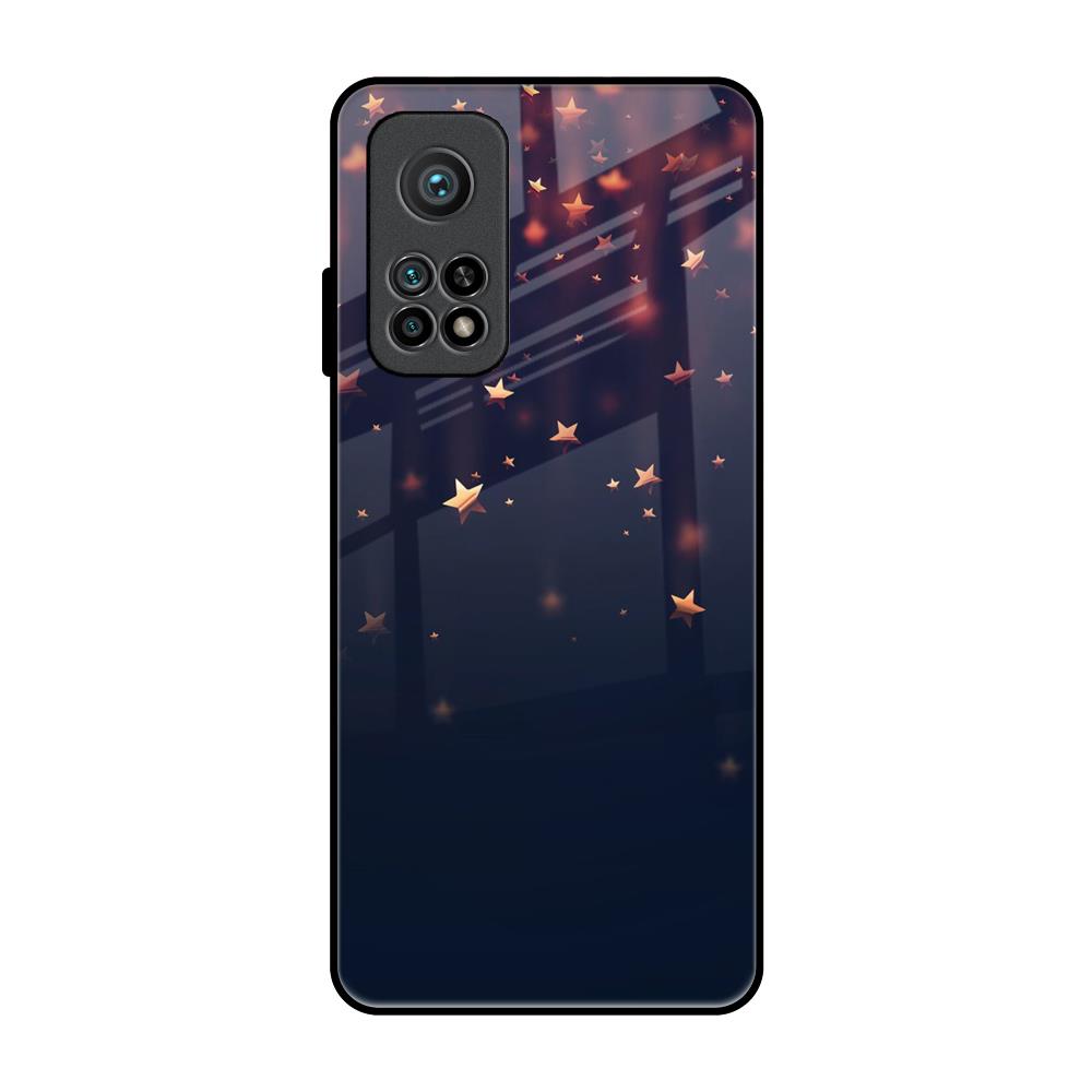 Falling Stars Xiaomi Mi 10T Glass Back Cover Online