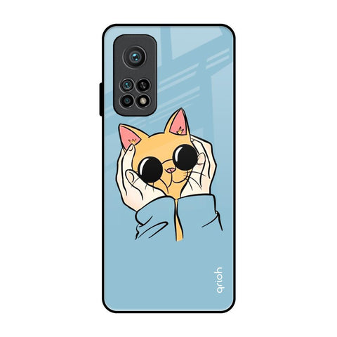 Adorable Cute Kitty Xiaomi Mi 10T Glass Back Cover Online