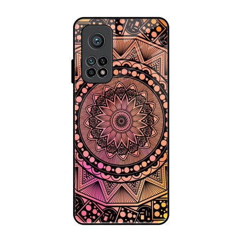 Floral Mandala Xiaomi Mi 10T Glass Back Cover Online