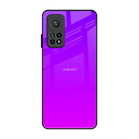 Purple Pink Xiaomi Mi 10T Glass Back Cover Online